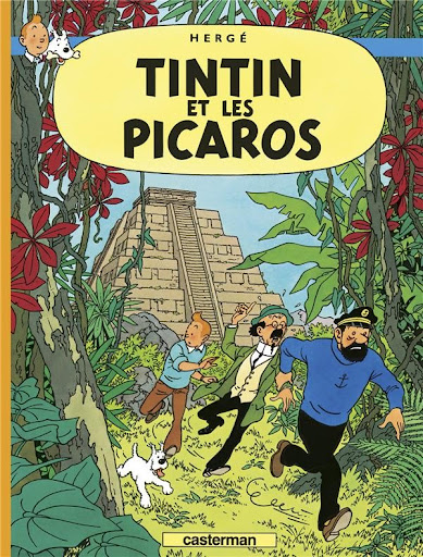 Tintin au Congo à poil