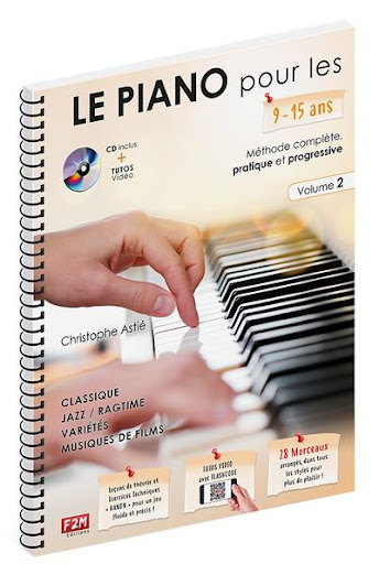Piano pour adulte débutant avec 2 CD - piano